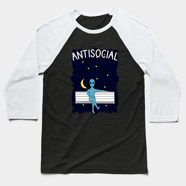 Antisocial Baseball T-Shirt by cypryanus